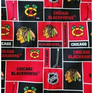 Chicago Blackhawks NHL Hockey Grommet Curtain Panels 56 x 39 Set of 2